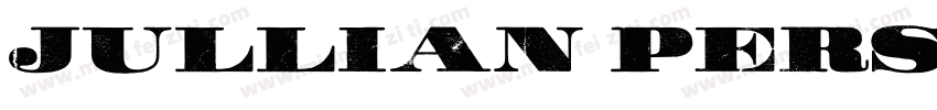 jullian Personal Us字体转换